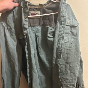 Men's Green Shirt Jacket